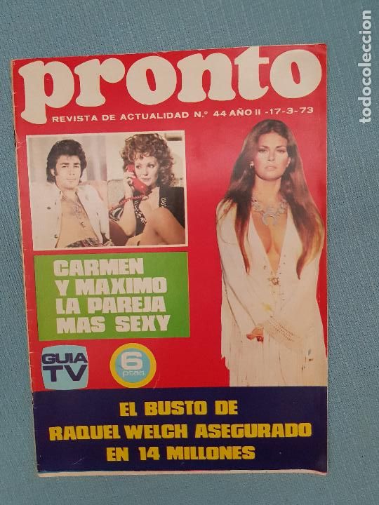 Coleccionismo de revista Pronto: RAQUEL WELCH - Foto 1