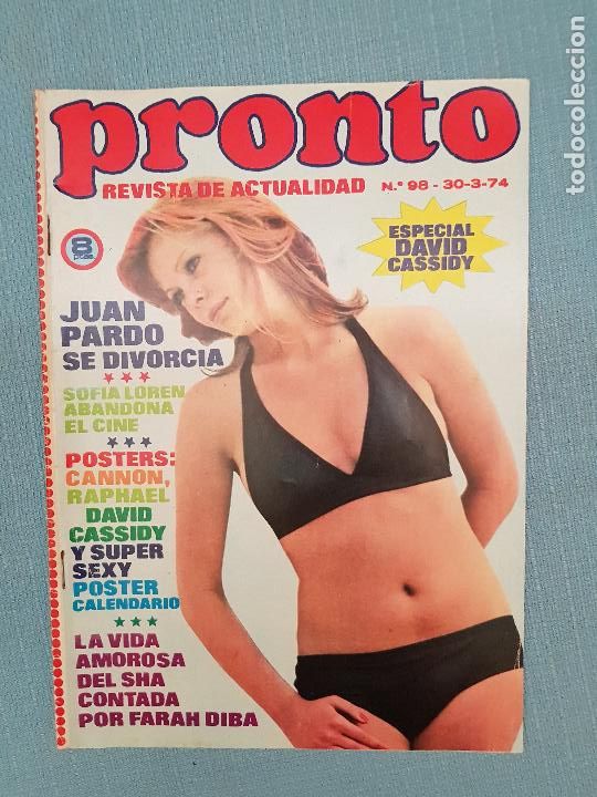 Coleccionismo de revista Pronto: JUAN PARDO - Foto 1