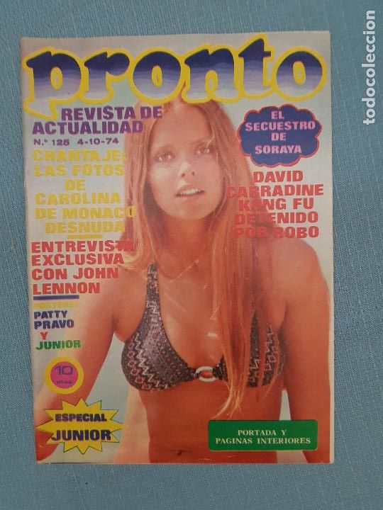 Coleccionismo de revista Pronto: JHON LENON - Foto 1