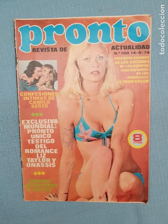 Coleccionismo de revista Pronto: CAMILO SEXTO - Foto 1