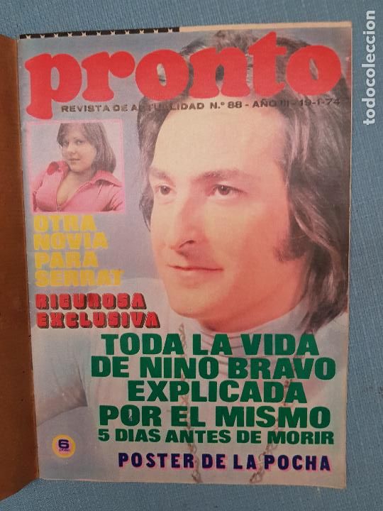 Coleccionismo de revista Pronto: NINO BRAVO - Foto 1