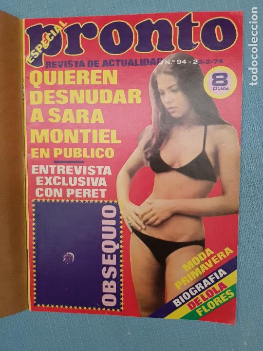 Coleccionismo de revista Pronto: SARA MONTIEL - Foto 1