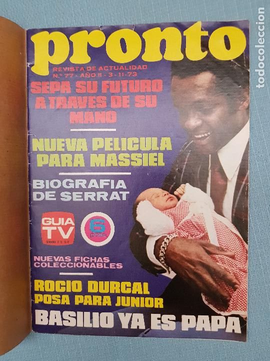 Coleccionismo de revista Pronto: ROCIO DURCAL - Foto 1