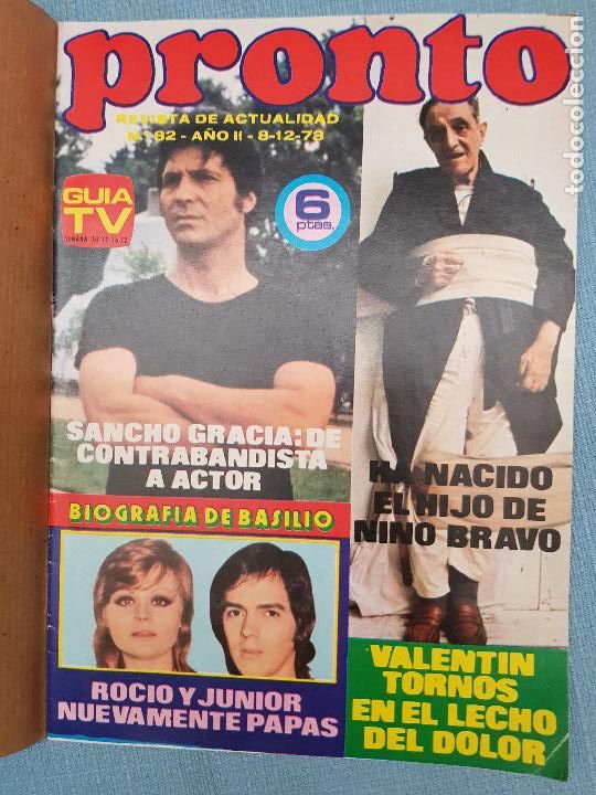 Coleccionismo de revista Pronto: NINO BRAVO - Foto 1