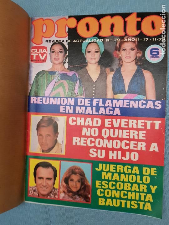 Coleccionismo de revista Pronto: MANOLO ESCOBAR - Foto 1