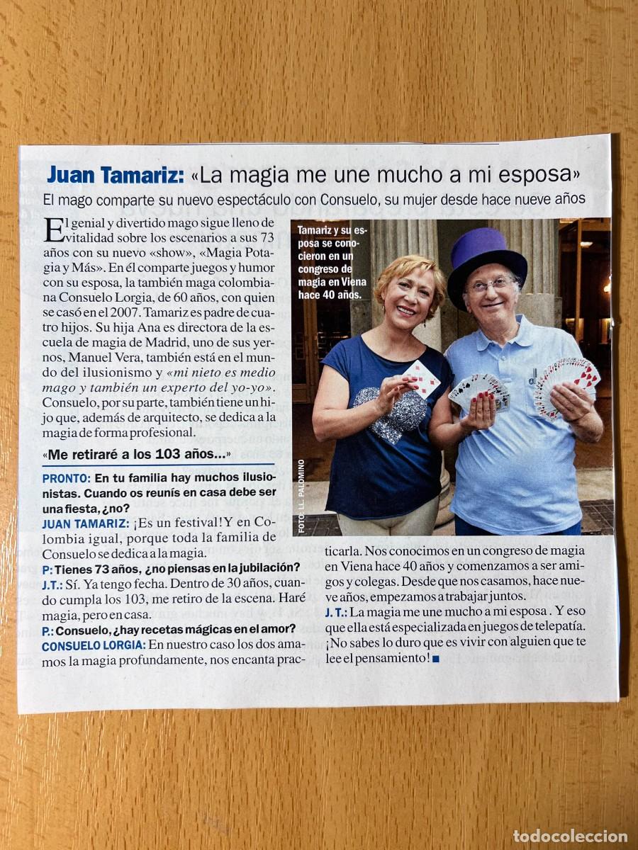 juan tamariz: la magia me une mucho a mi esposa - Compra venta en  todocoleccion