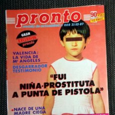 Coleccionismo de Revista Pronto: REVISTA PRONTO Nº808 OCTUBRE 1987. NINA XAVIER CUGAT. UN,DOS,TRES. NADIUSKA