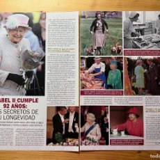 Coleccionismo de Revista Pronto: ISABEL II CUMPLE 92 AÑOS: LOS SECRETOS DE SU LONGEVIDAD. PRONTO 2018