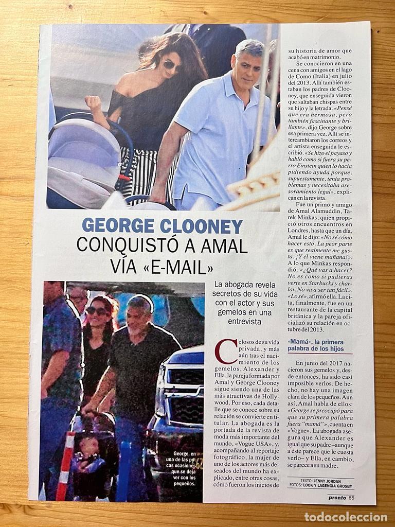 george clooney y amal // desnudo de tita cerver - Comprar Revista Pronto no  todocoleccion