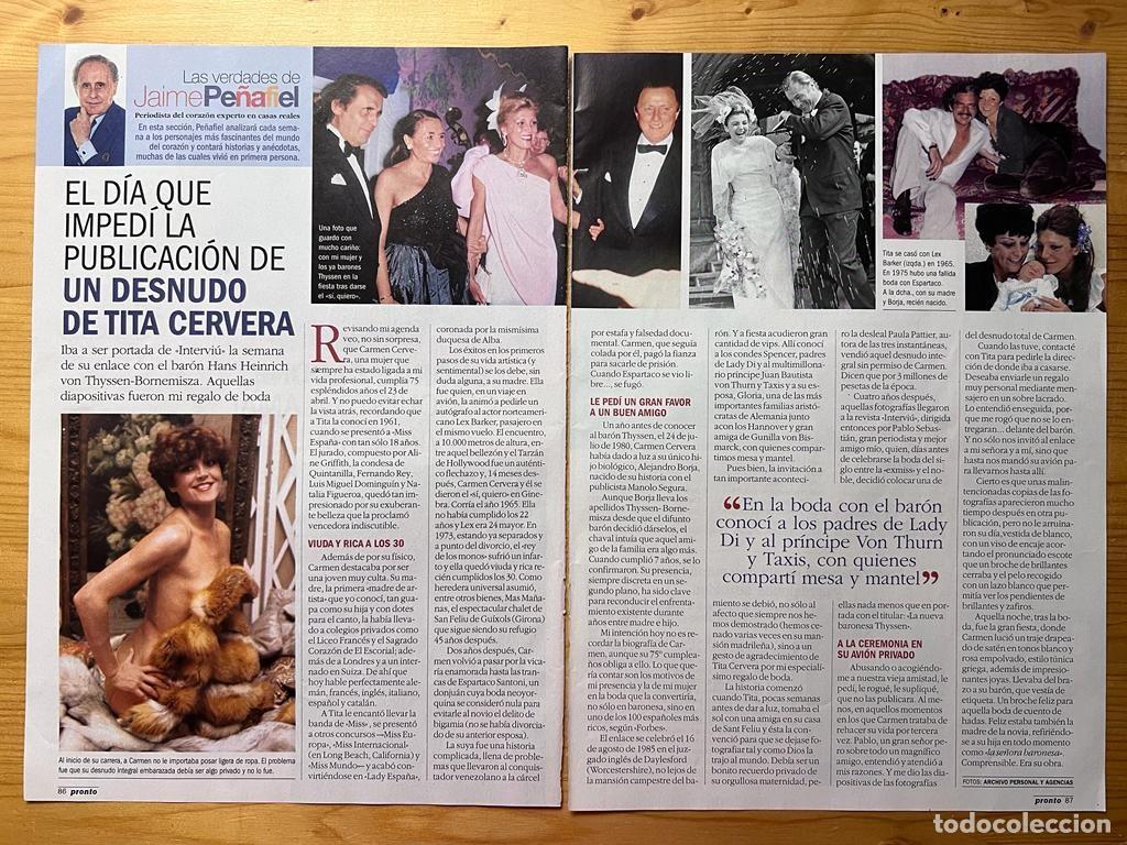 george clooney y amal // desnudo de tita cerver - Comprar Revista Pronto no  todocoleccion