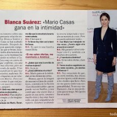 Coleccionismo de Revista Pronto: BLANCA SUAREZ: MARIO CASAS GANA EN LA INTIMIDAD // ROSANNA ZANETTI DAVID BISBAL BODA. PRONTO 2018