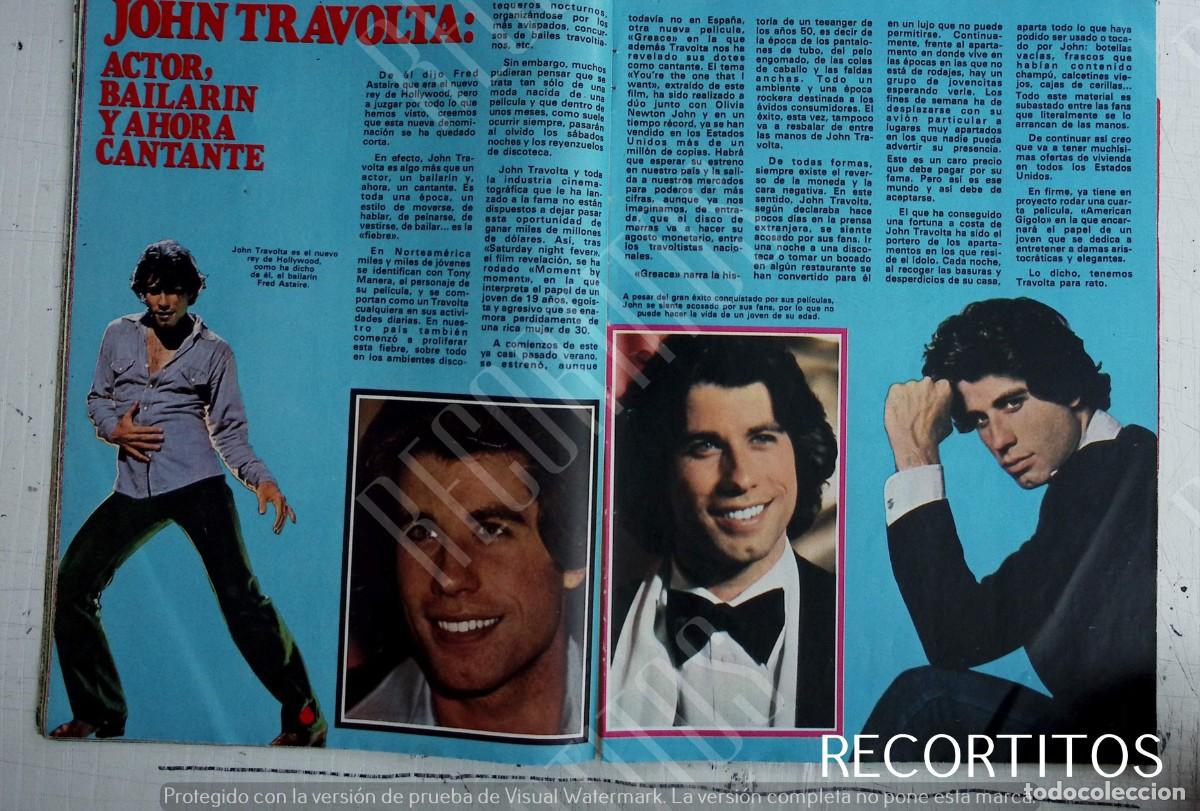 Coleccionismo de revista Pronto: john travolta - Foto 1