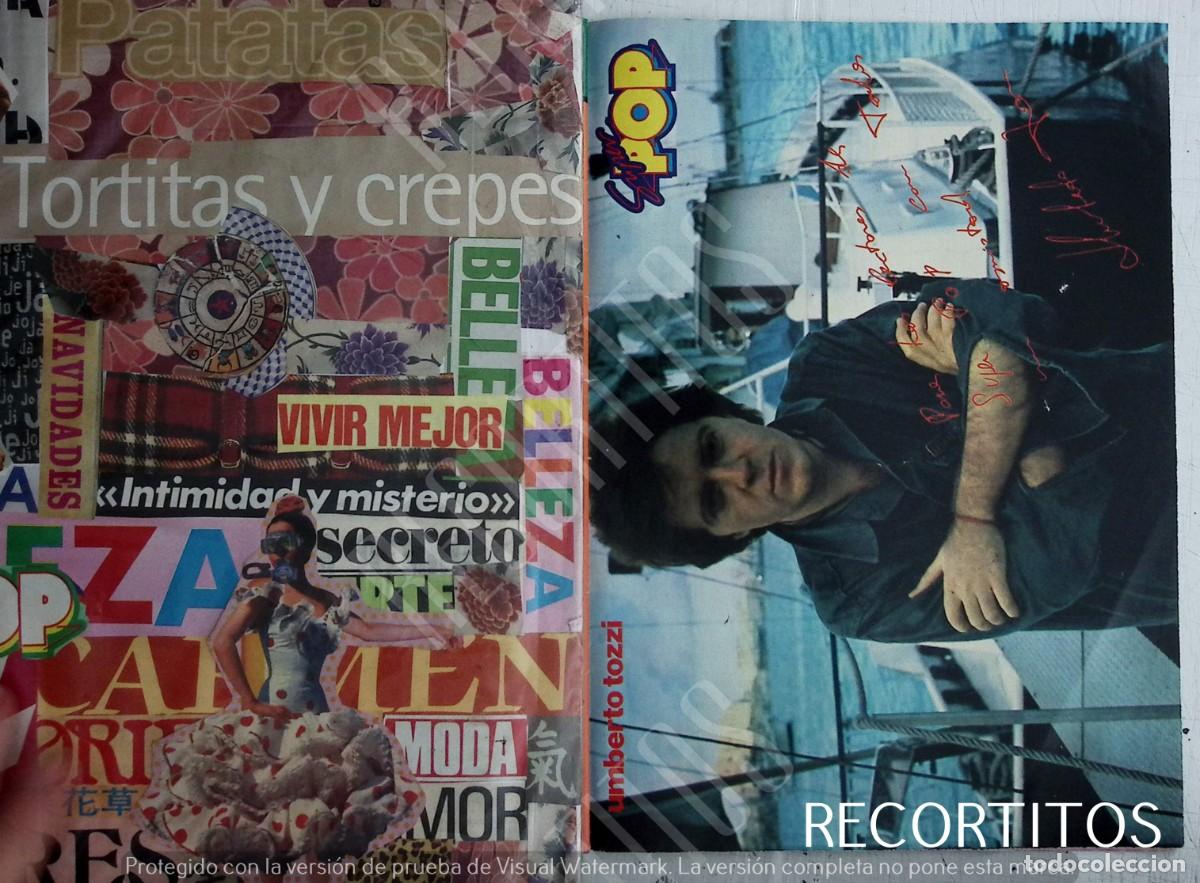 Coleccionismo de revista Pronto: umberto tozzi - Foto 1