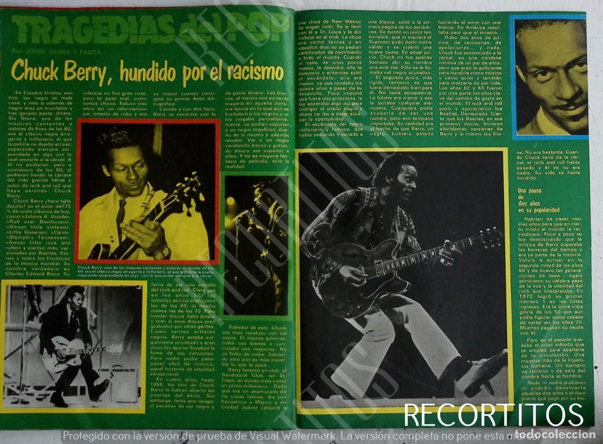 Coleccionismo de revista Pronto: chuck berry - Foto 1