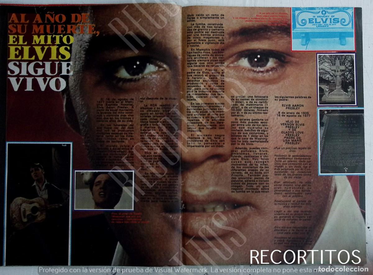 Coleccionismo de revista Pronto: elvis presley - Foto 1