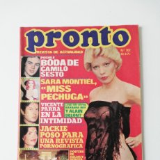 Coleccionismo de Revista Pronto: PRONTO Nº 202 CAMILO SESTO - KIKO LEDGARD - MAXIMO VALVERDE