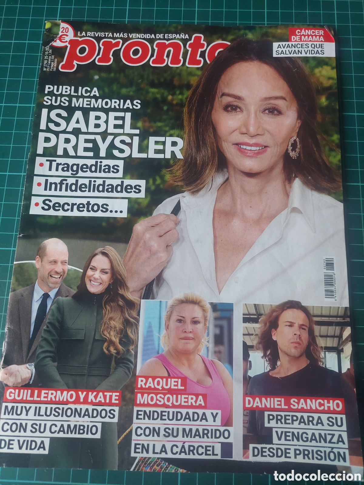 Coleccionismo de Revista Pronto: PEONTO 2026 ISABEL PRESLEY MEMORIAS,GUILLERMO Y KATE,RAQUEL MOSQUERA,DANIEL SANCHO ,PABLO UNDANGARIN