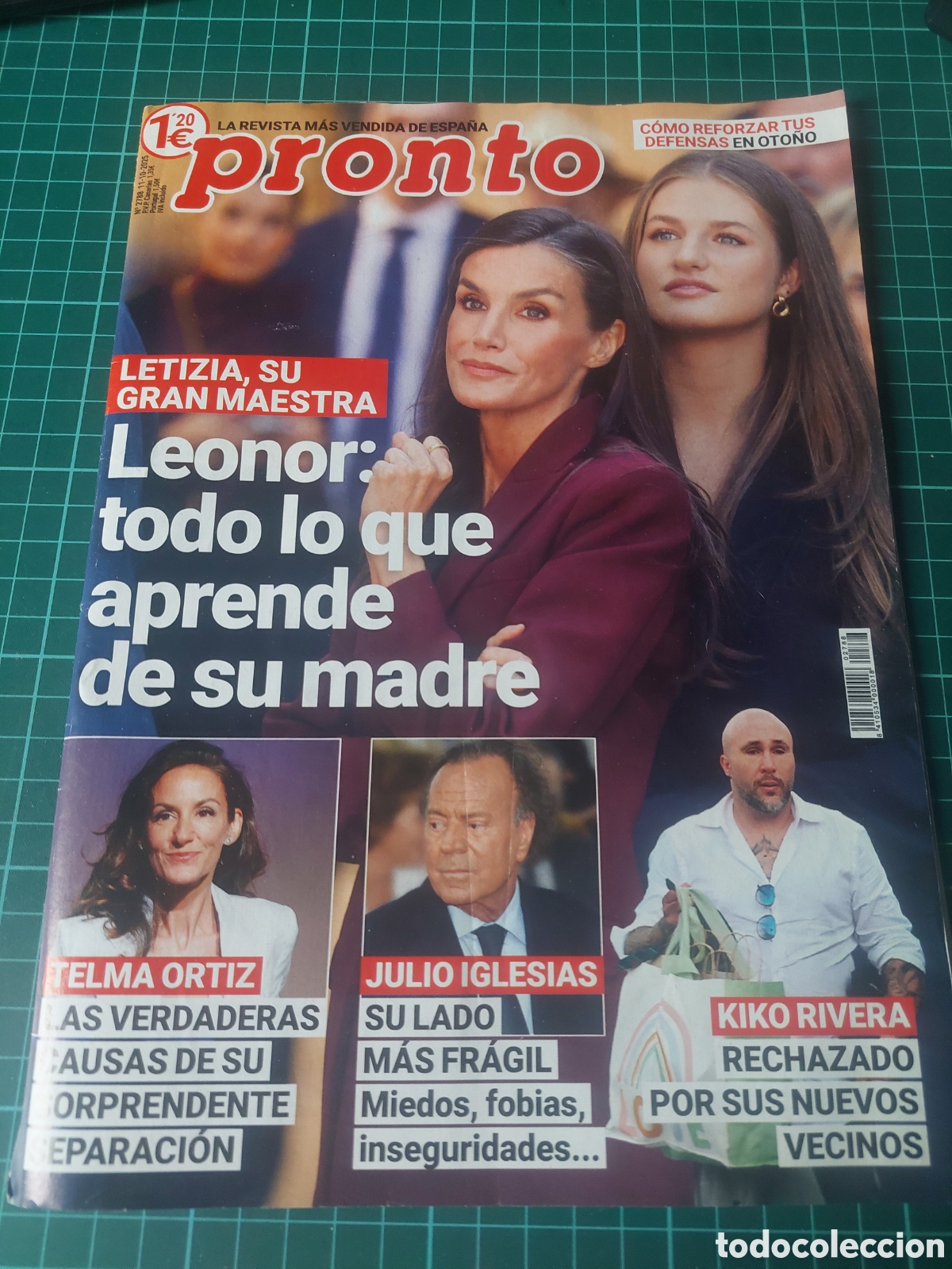 Coleccionismo de Revista Pronto: PRONTO 2025 LETICIA Y LEONORTELMA ORTIZ,JULIO IGLESIAS, KIKO RIVERA Y SUS VECINOS,RICHAR GERE Y ALEJ