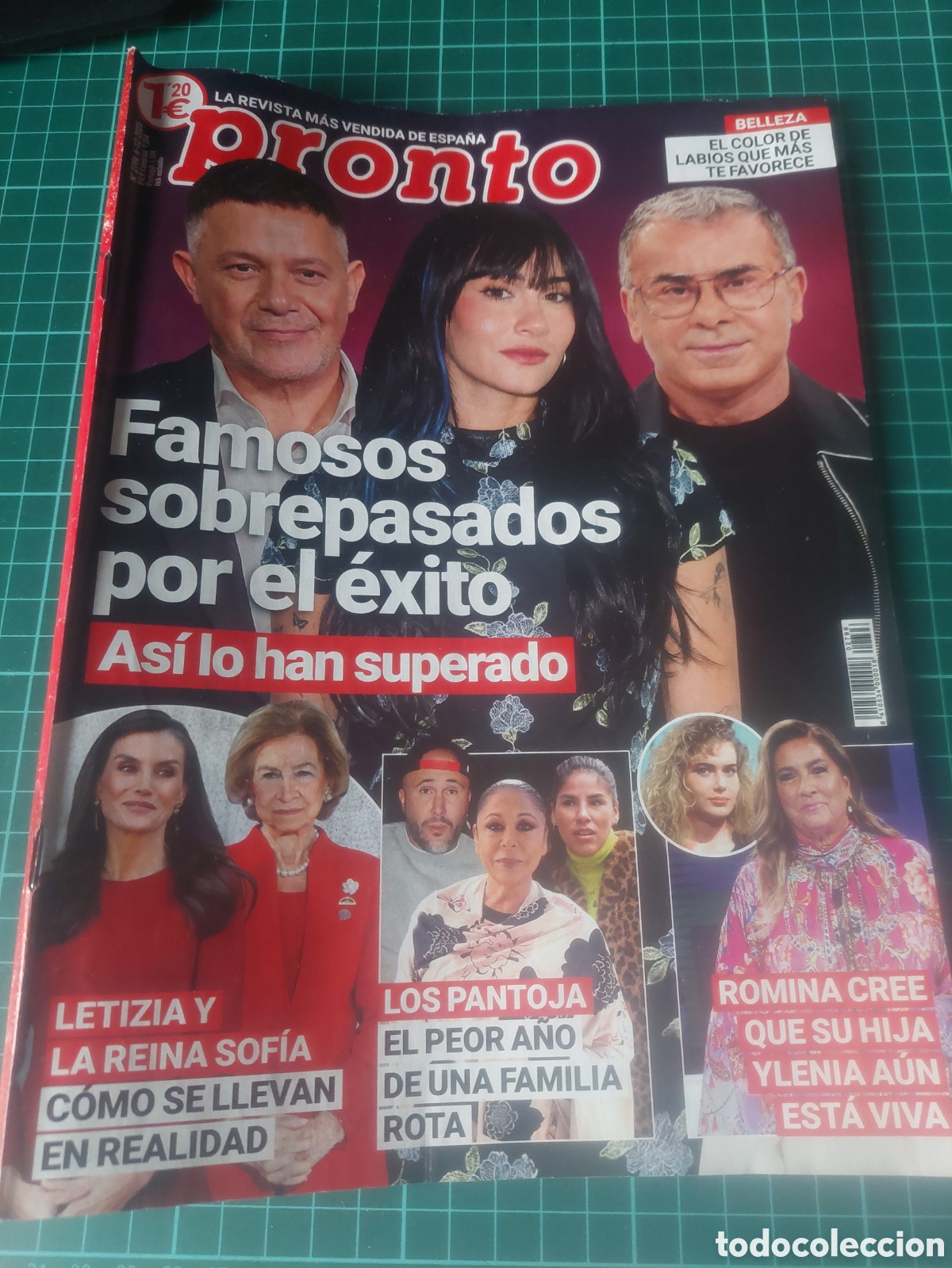 Coleccionismo de Revista Pronto: 2025 PRONTO FAMISOS SIBREPASADOS POR EXITO ALEJANDRO SANZLOS PANTOJA,ROMINA SU HIJA,LETIZIA REINA