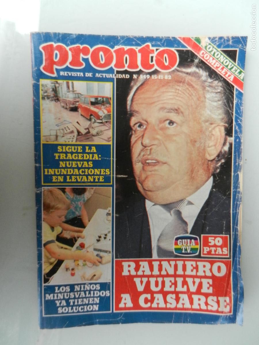 Coleccionismo de Revista Pronto: PRONTO REVISTA N&ordm; 549- 11-82 - Barbara Carrera Fofito Norma Durval Alain Delon