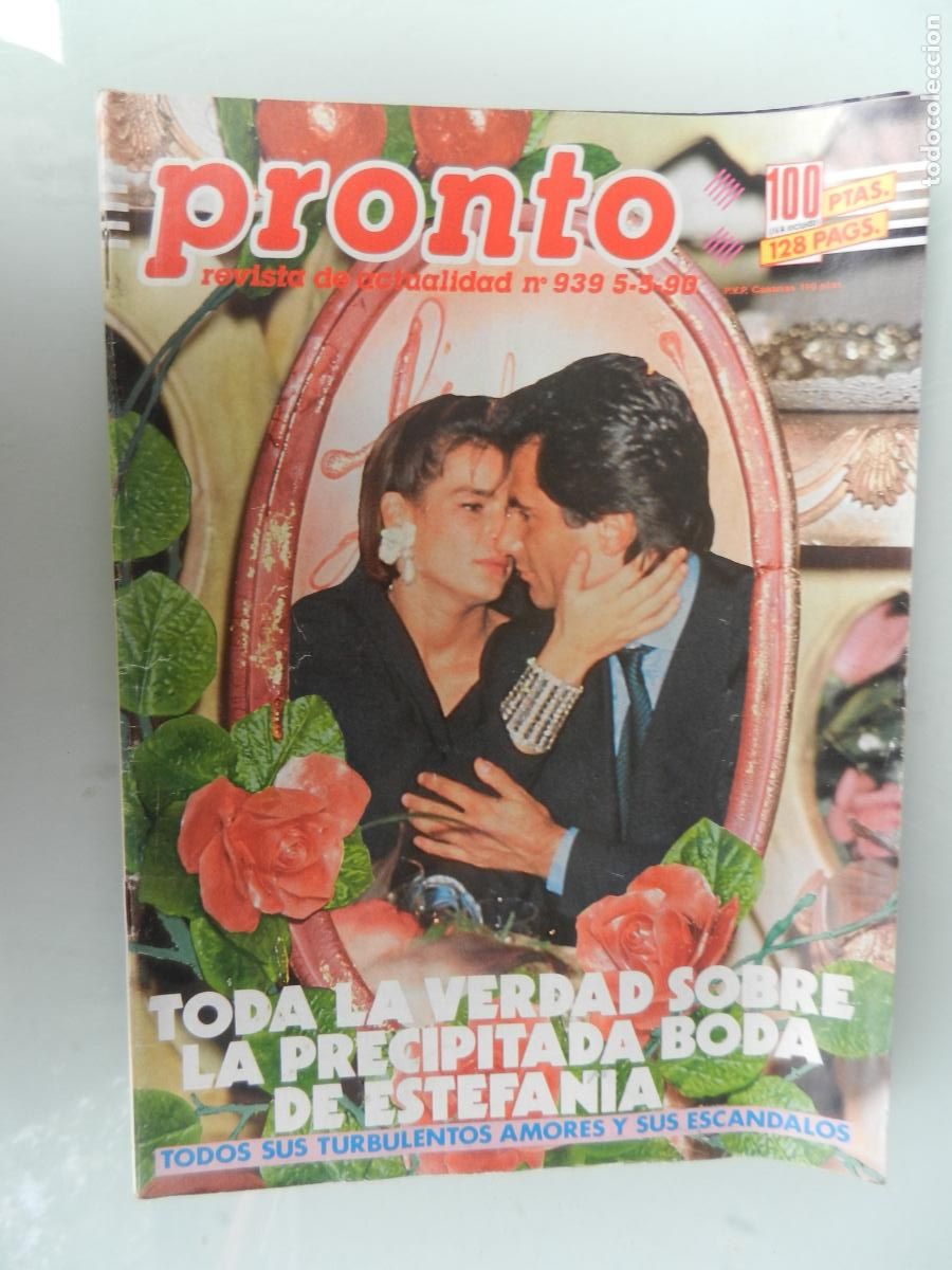 Coleccionismo de Revista Pronto: PRONTO REVISTA N&ordm; 939- 05-1990 - ESTEFANIA SYLVIA KRISTEL ESPARTACO