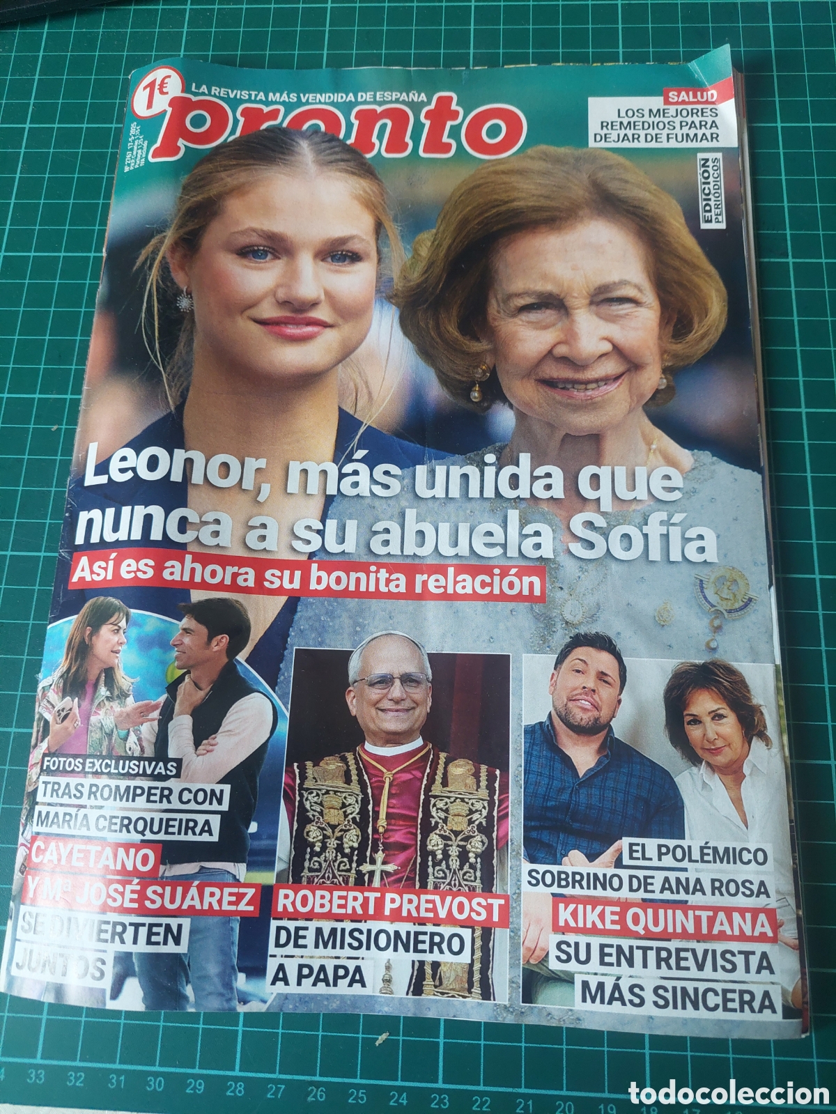 Coleccionismo de Revista Pronto: 2025 PRONTO LEONOR Y SOFIACAYETANO ROBERT PREVOST,KIKO QUINTANA ANA ROSA ,JESUS V&Aacute;ZQUEZ, AXNUR