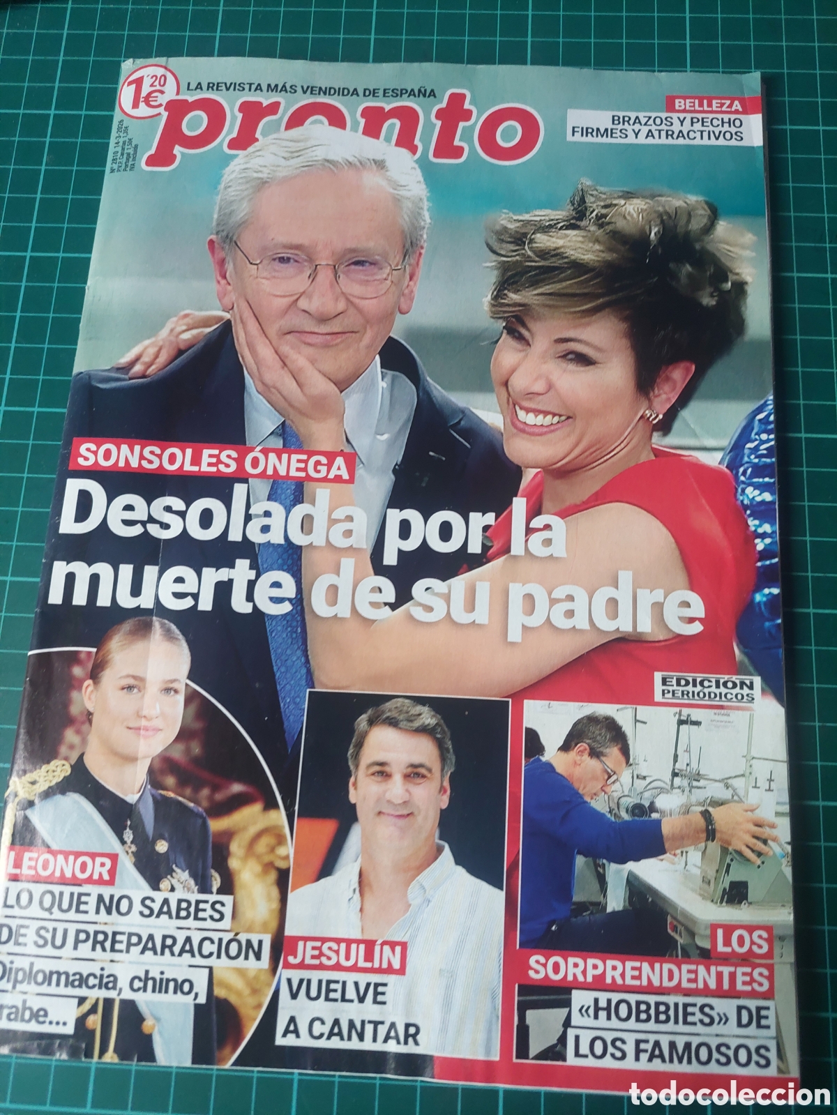 Coleccionismo de Revista Pronto: 2026 Pronto SONSOLES ONEGA,LEONOR,JESULIN, HOBBIES FAMOSOS,ROSALIA,FELIPE Y LETIZIA, JUAN CARLOS ESP