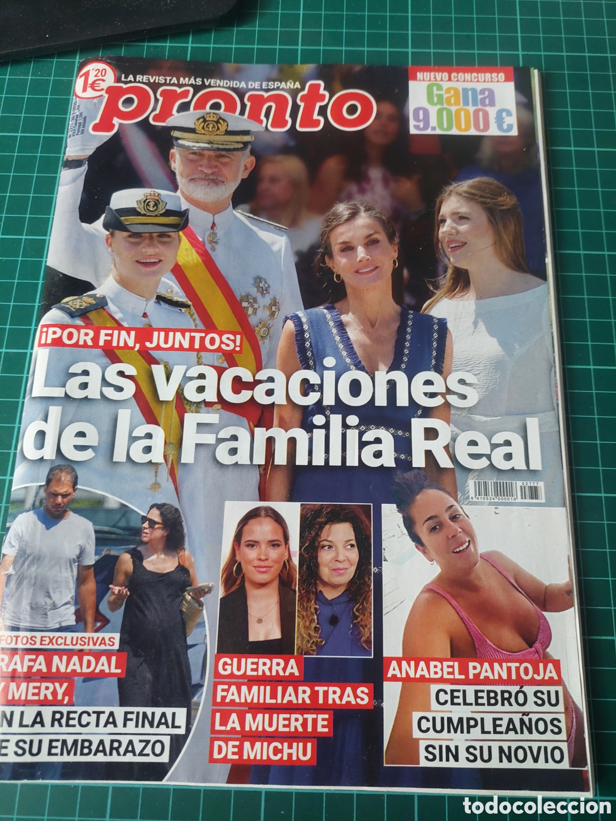 Coleccionismo de Revista Pronto: HOLA 2025 VACACIONES familia real, Rafa Nadal, miuchu ,ANA PANTOJA, MAR FLORES, SARA CARBONERO,