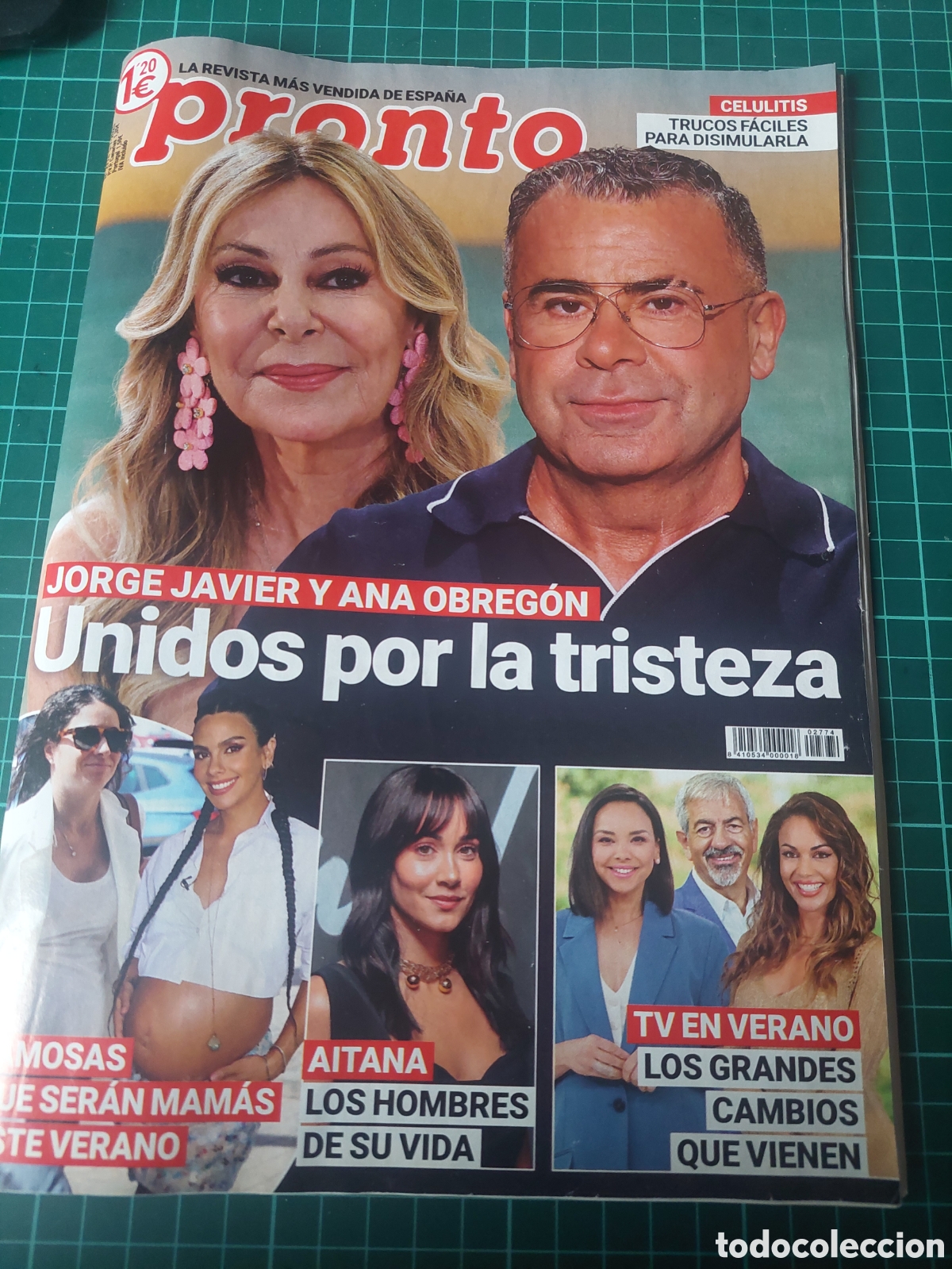 Coleccionismo de Revista Pronto: PRONTO 2025 JIRGE JAVIER Y ANA OBREGON, MAMAS FAMOSAS,BRAD PITT Y GEORGE CLOONEY
