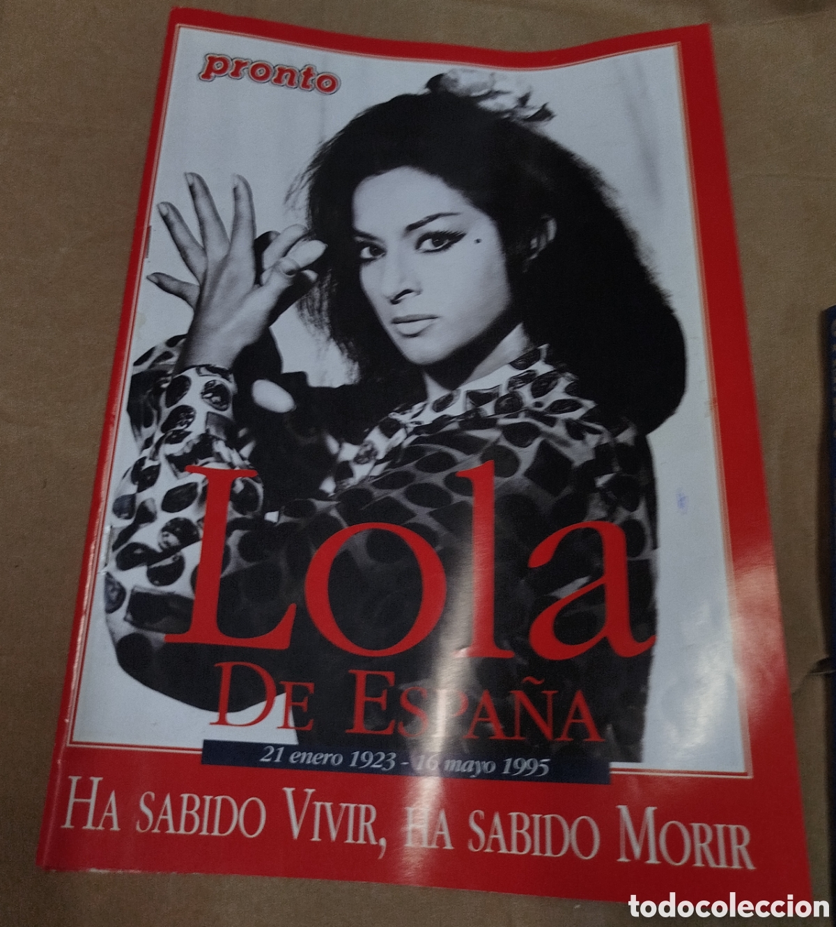 Coleccionismo de Revista Pronto: Revista Pronto. Lola de Espa&ntilde;a.