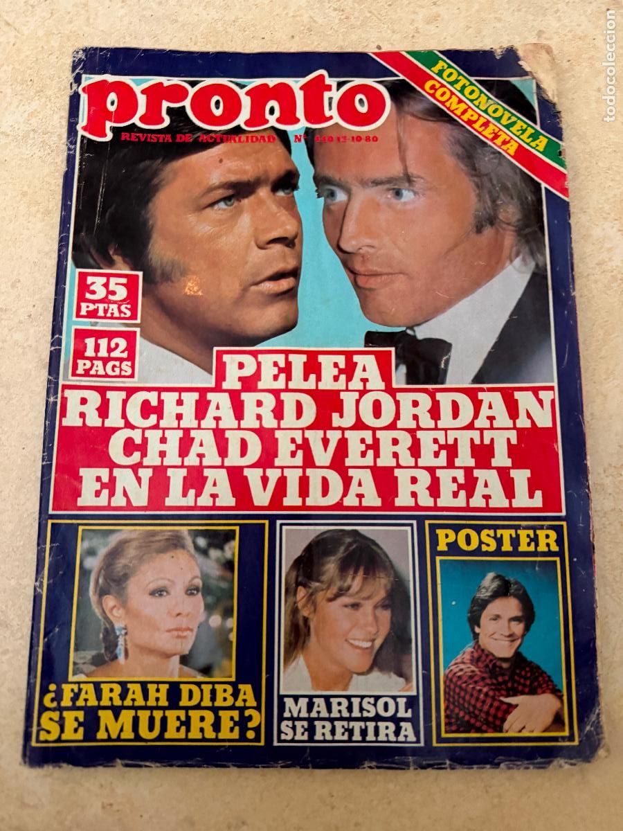 Coleccionismo de Revista Pronto: Pronto 440 del 13 del 10 del 1980 revista de actualidad
