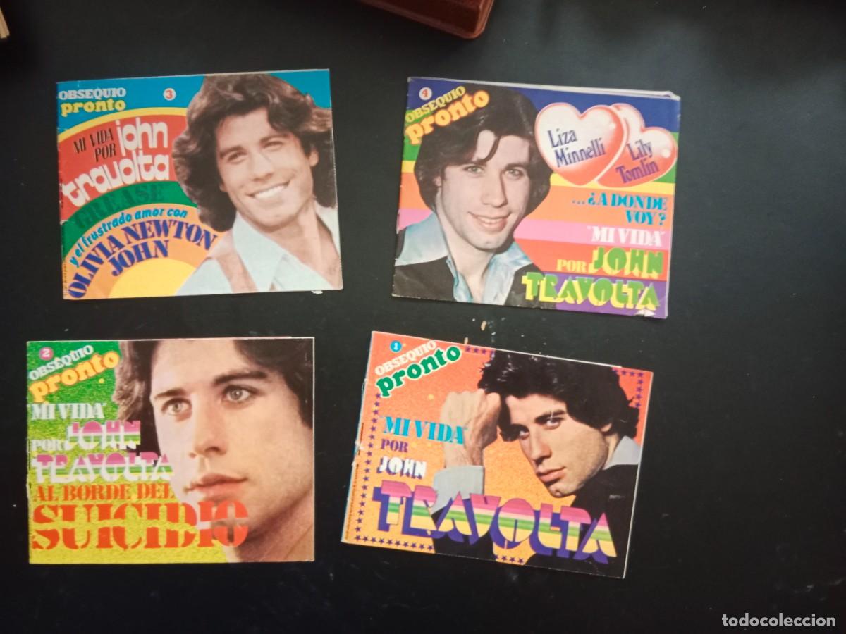 Coleccionismo de Revista Pronto: COLECCION COMPLETA 4 ADENDAS MI VIDA POR JOHN TRAVOLTA - OBSEQUIO REVISTA PRONTO - A&Ntilde;OS 70