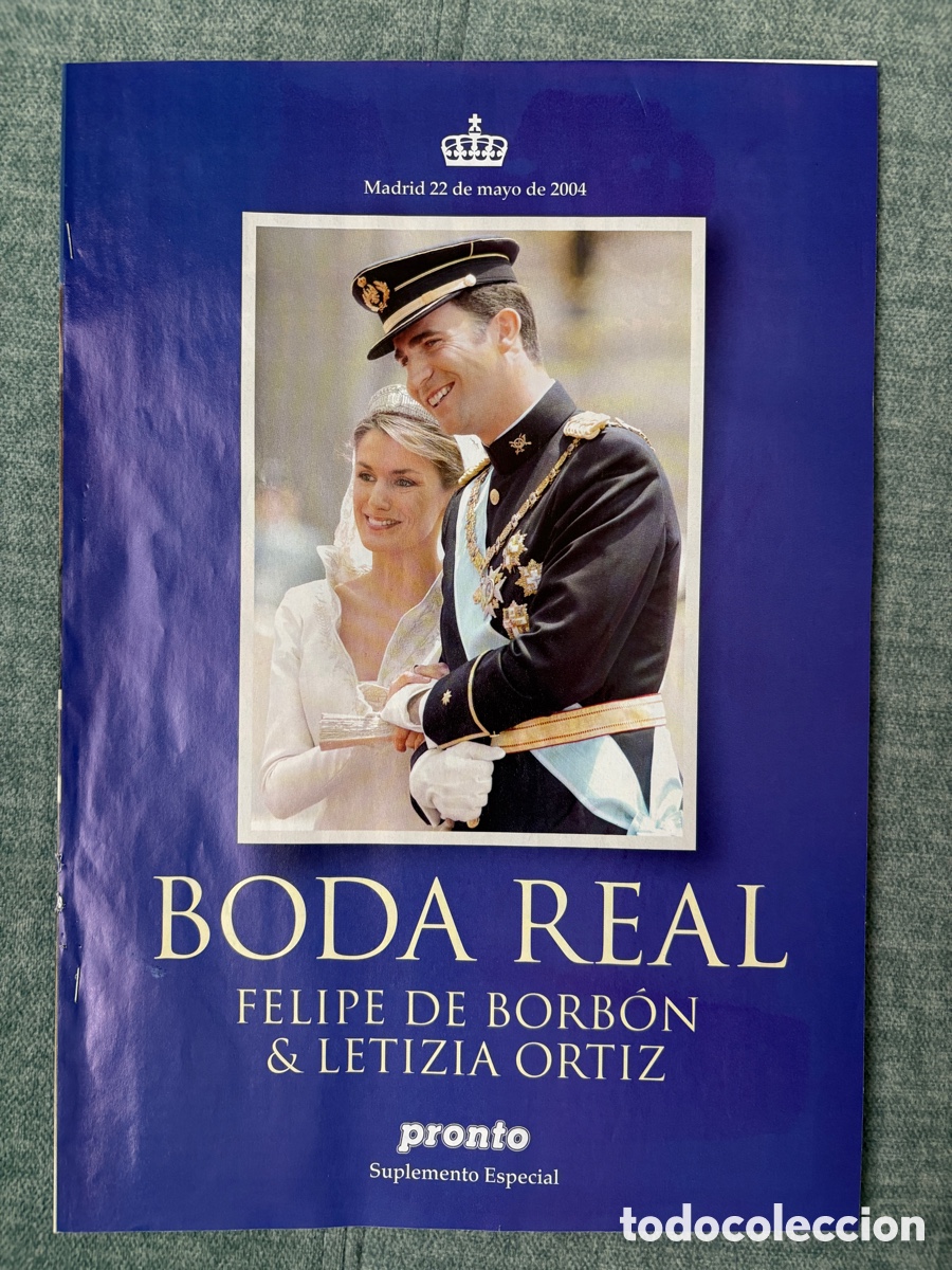 Coleccionismo de Revista Pronto: (L864) Pronto Suplemento Especial Boda Real Felipe y Letizia 2004