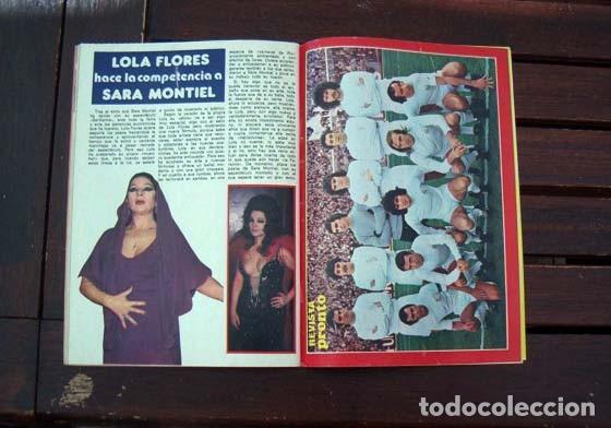 Coleccionismo de revista Pronto: Pronto N&ordm; 143 / SERGIO Y ESTIBALIZ, POSTER REAL MADRID CLUB DE FUTBOL, ELVIS PRESLEY, SARA MONTIEL