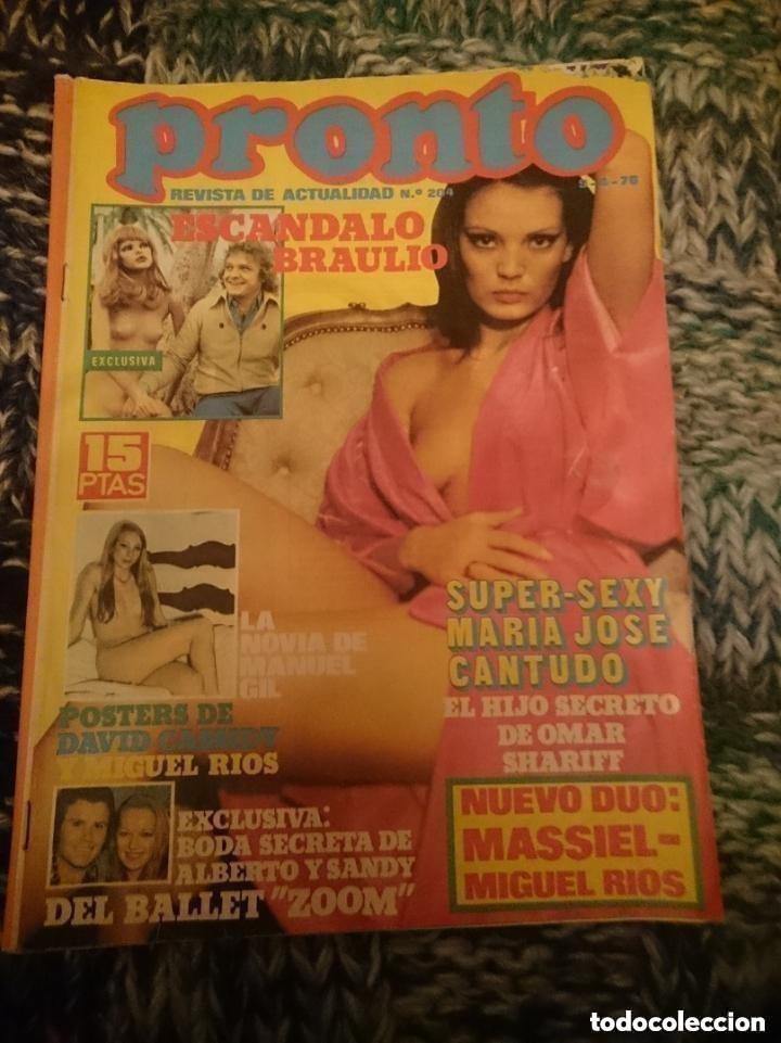 Coleccionismo de revista Pronto: PRONTO - N 204 -A&Ntilde;O 1976 - MAR&Iacute;A JOS&Eacute; CANTUDO, JULIO IGLESIAS, ROC&Iacute;O JURADO, INMA DE SANTIS
