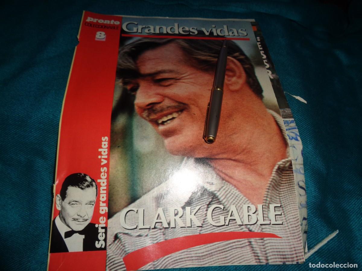 Coleccionismo de revista Pronto: RECORTE : GRANDES VIDAS : CLARK GABLE. CAP. 8. PRONTO, ENERO 1986