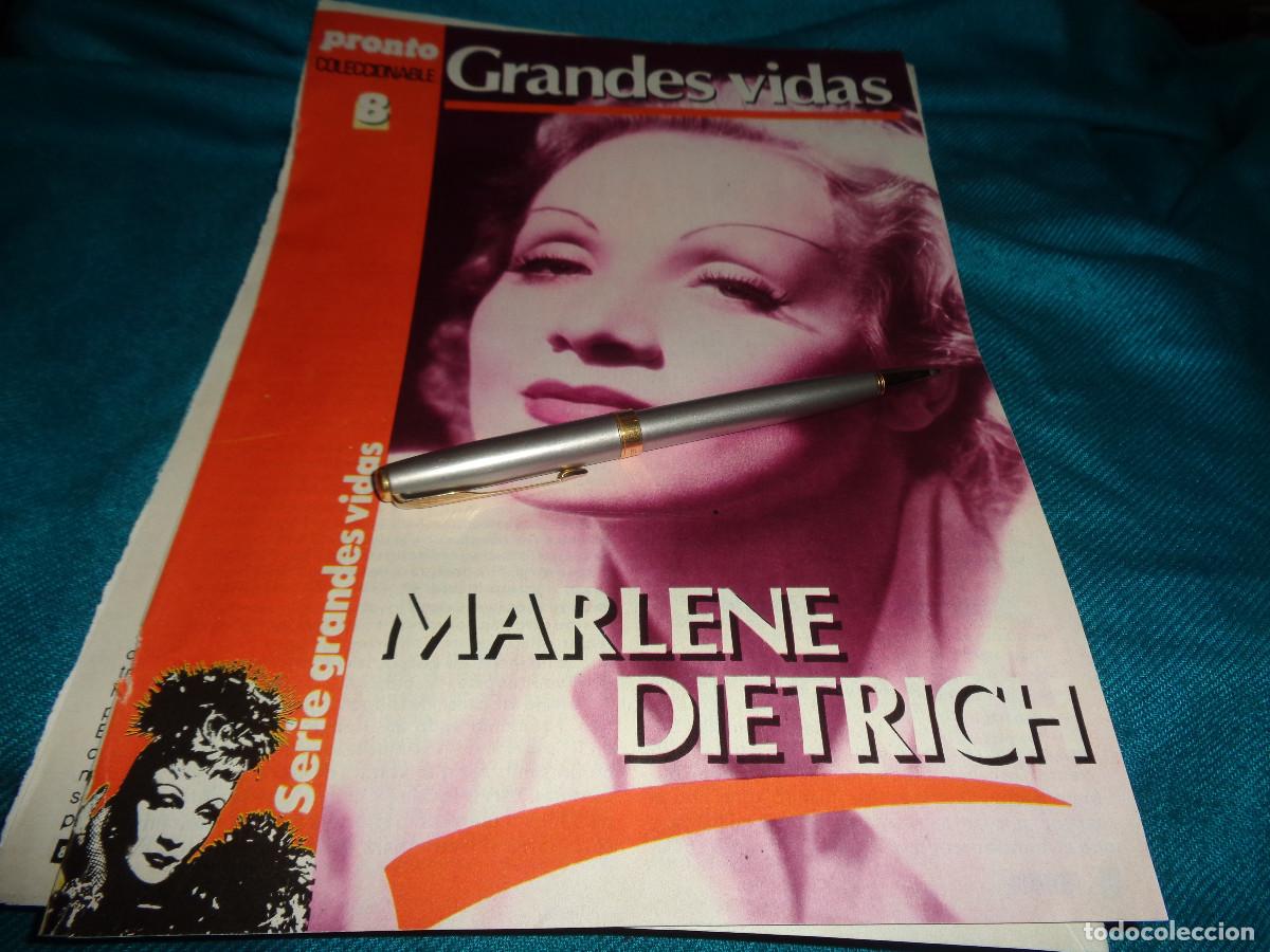 Coleccionismo de revista Pronto: RECORTE : GRANDES VIDAS : MARLENE DIETRICH. CAP. 8. PRONTO, JULIO 1986