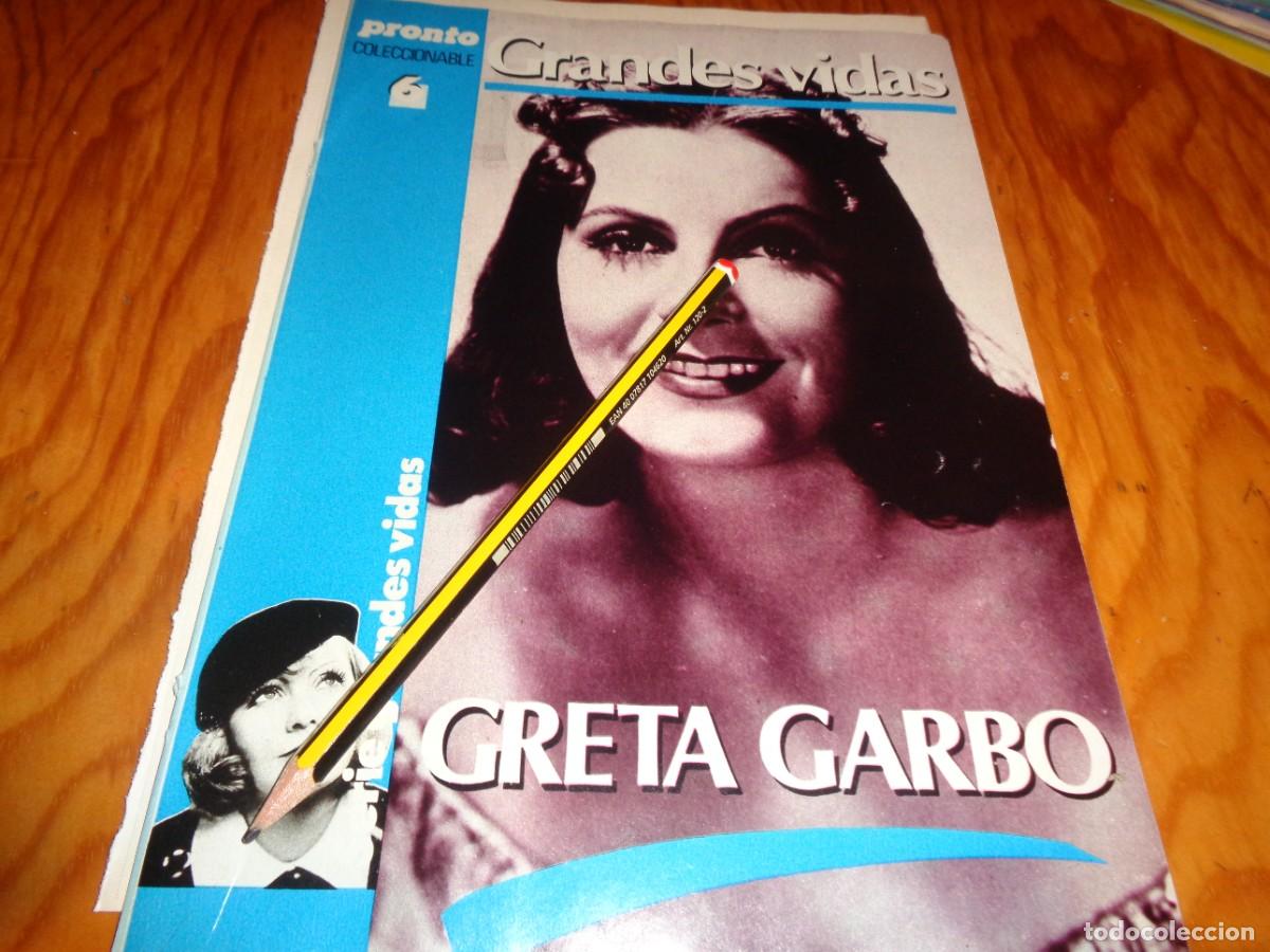 Coleccionismo de revista Pronto: RECORTE : GRANDES VIDAS : GRETA GARBO. CAP. 6 (7 PAG). PRONTO, JULIO 1985