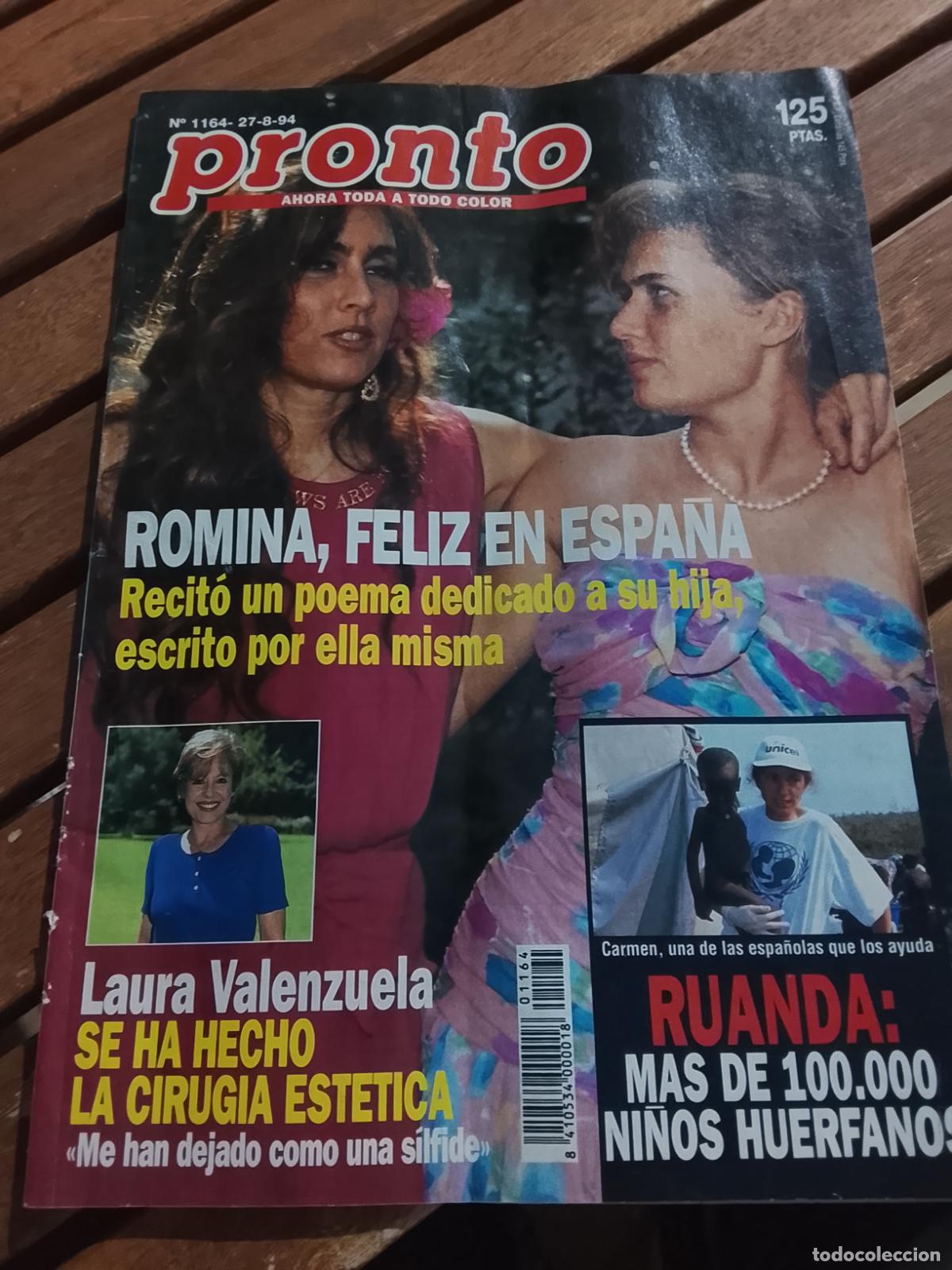 Collezionismo di Rivista Pronto: Revista Pronto N&ordm; 1164 (1994) - Romina Power / Laura Valenzuela / Publicidad Retro CCC