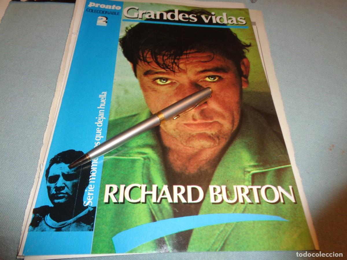 Coleccionismo de revista Pronto: RECORTE : GRANDES VIDAS : RICHARD BURTON. CAPT. 2 ( 6 PAG). PRONTO, FBRO 1985