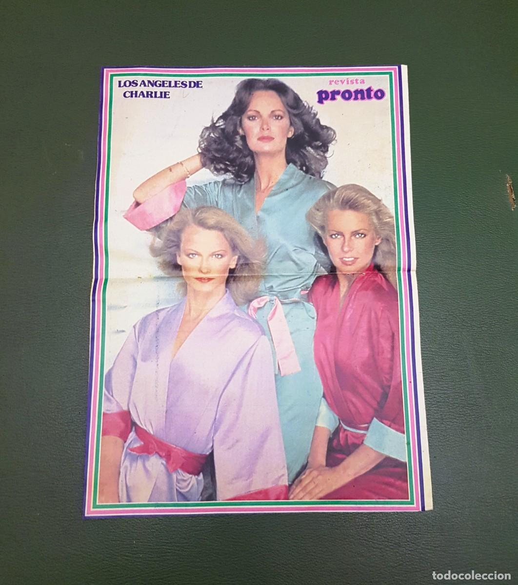 Coleccionismo de revista Pronto: POSTER CENTRAL SERIE ANGELES DE CHARLIE REVISTA PRONTO A&Ntilde;O 1979