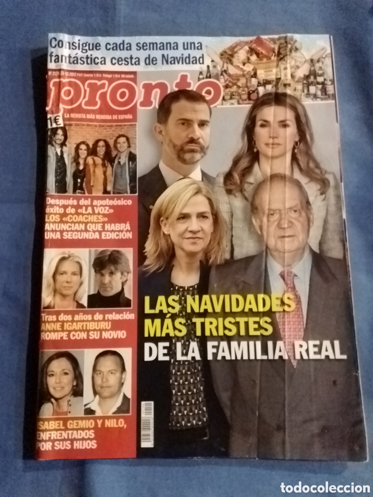 Coleccionismo de revista Pronto: Revista Pronto n&ordm; 2120 diciembre 2012
