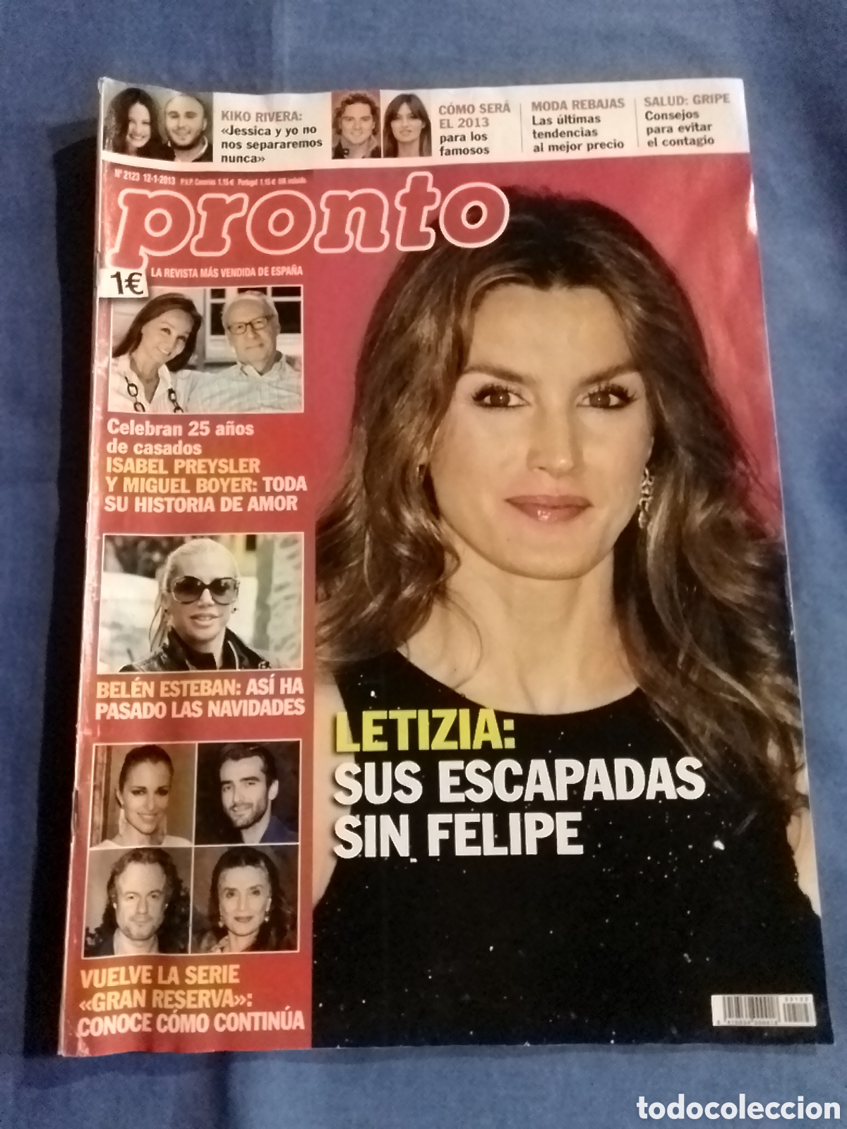 Coleccionismo de revista Pronto: Revista Pronto n&ordm; 2123 enero 2013