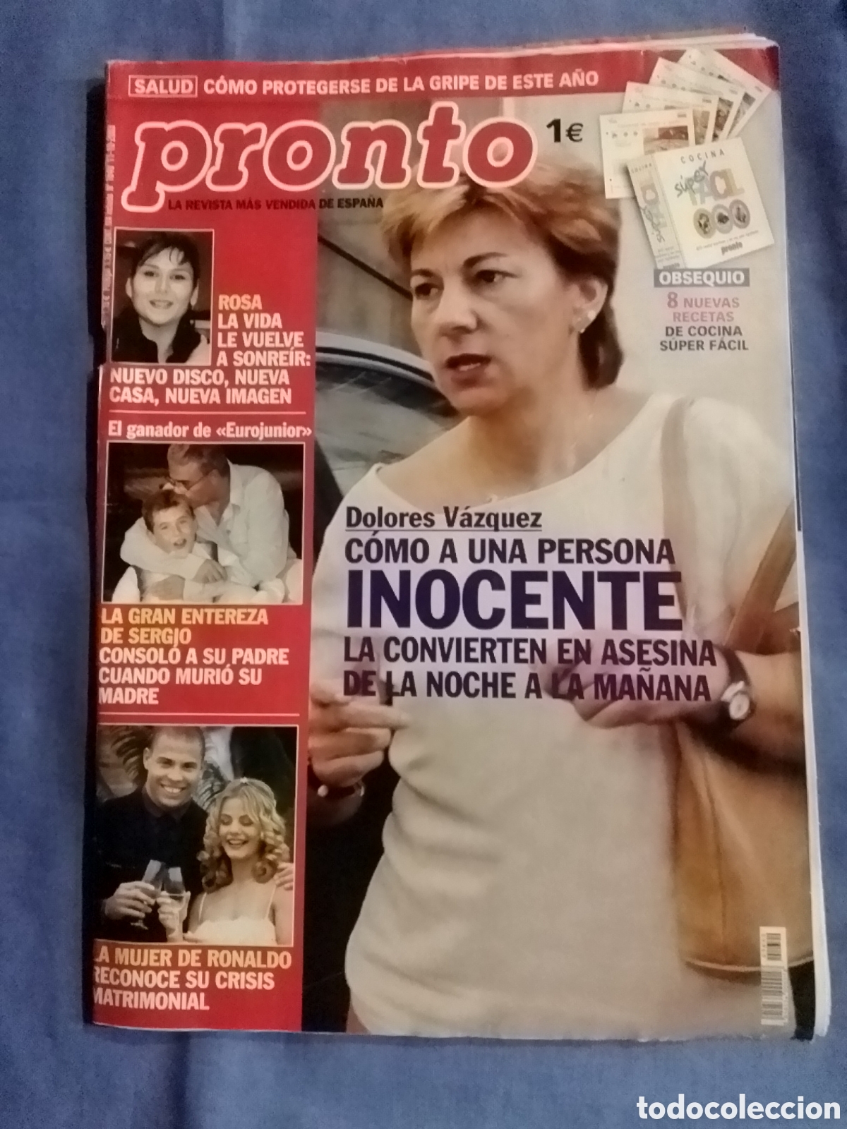 Coleccionismo de revista Pronto: Revista Pronto n&ordm; 1640 octubre 2003