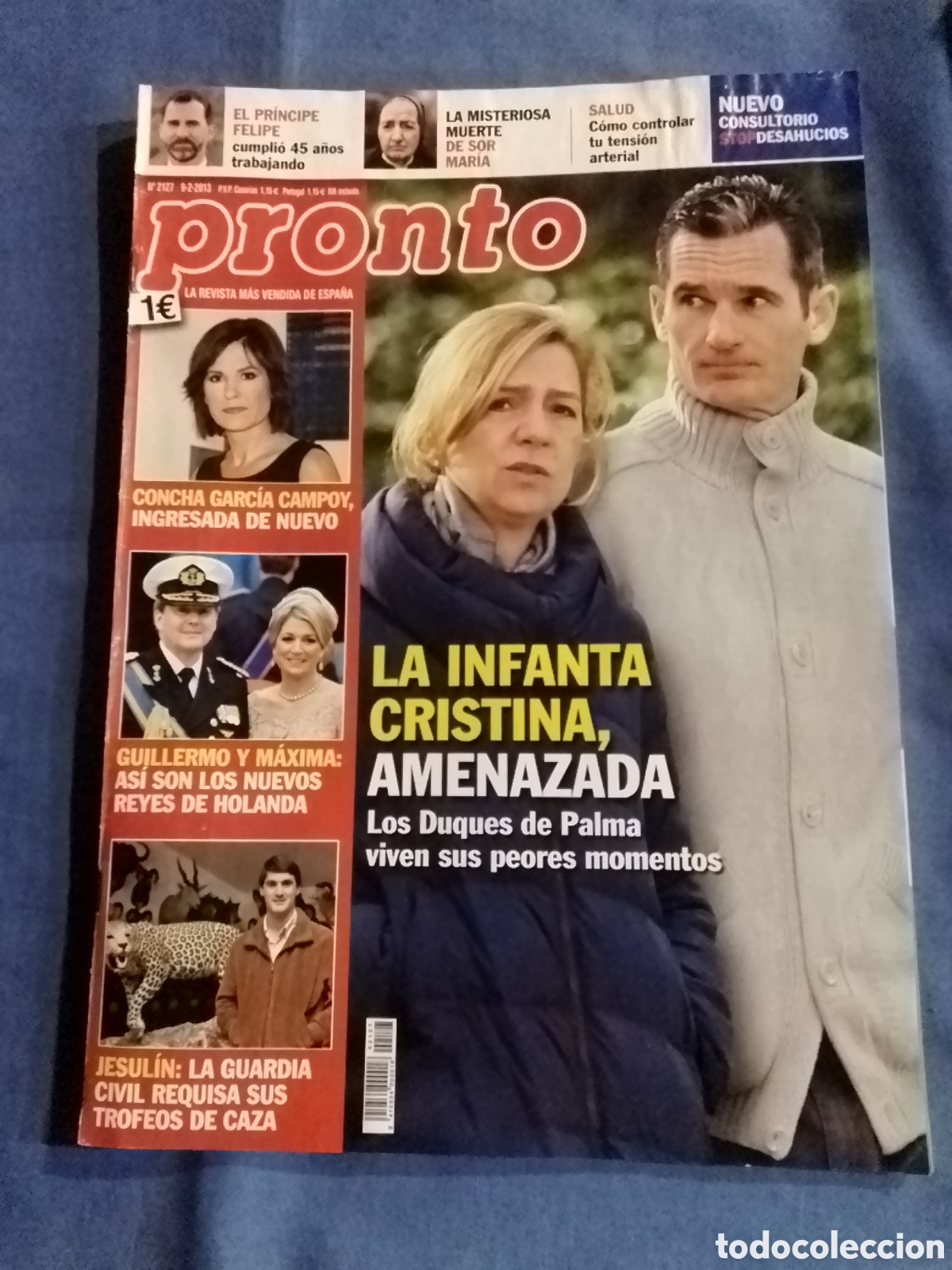 Coleccionismo de revista Pronto: Revista Pronto n&ordm; 2127 febrero 2013