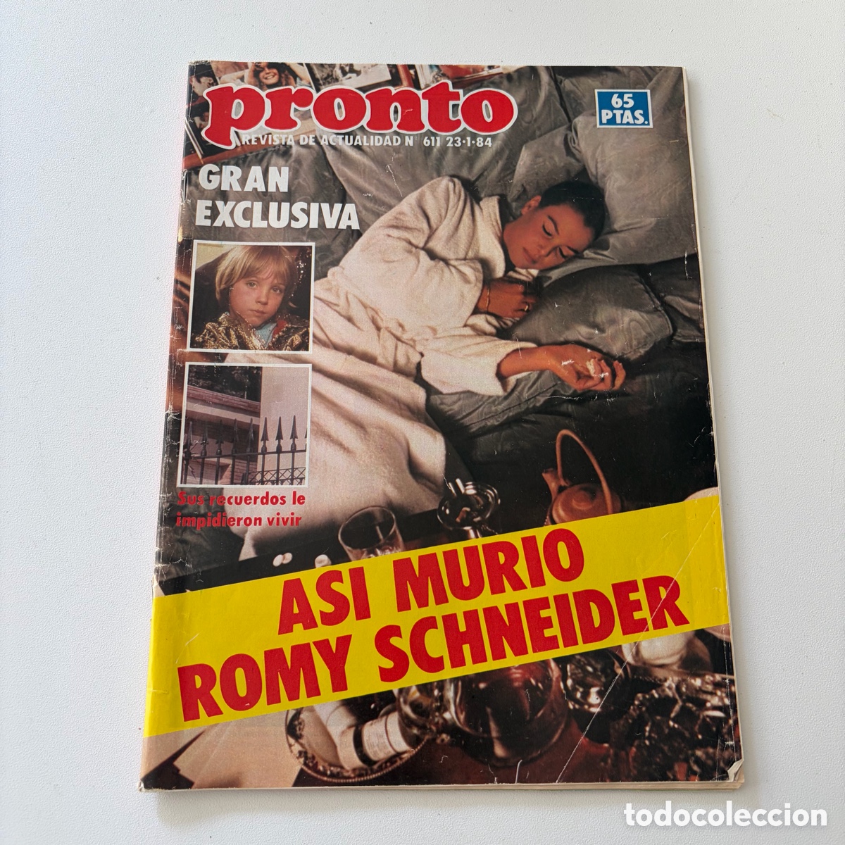 Collectionnisme de Magazine Pronto: revista Pronto n&ordm; 611 1984 Romy Schneider