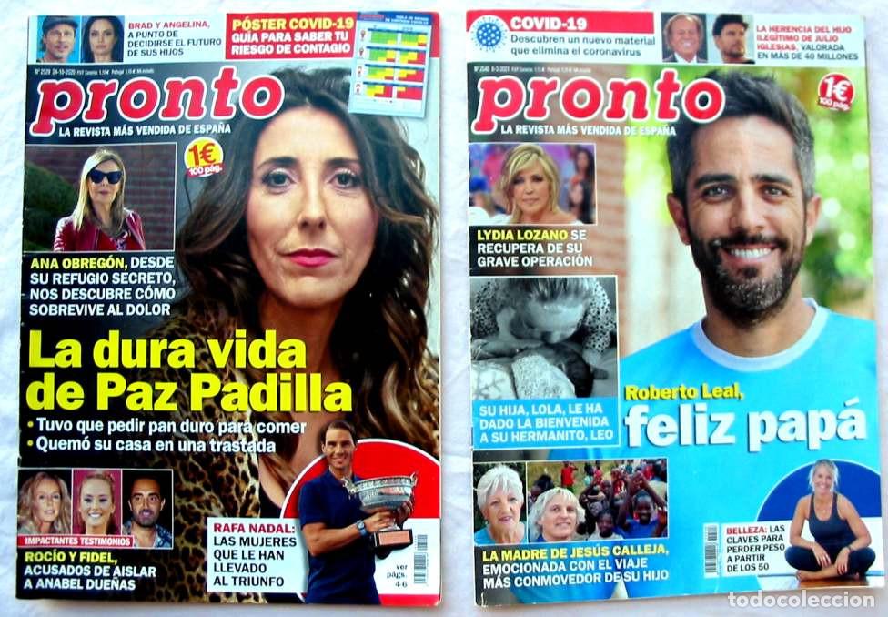 Coleccionismo de revista Pronto: LOTE 35 REVISTAS PRONTO DE A&Ntilde;OS RECIENTES - VER FOTOGRAF&Iacute;AS Y DESCRIPCI&Oacute;N