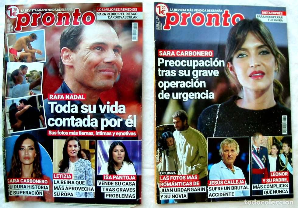 Colecionismo da Revista Pronto: LOTE 37 REVISTAS PRONTO DE A&Ntilde;OS 2025 / 2026 - VER FOTOGRAF&Iacute;AS Y DESCRIPCI&Oacute;N