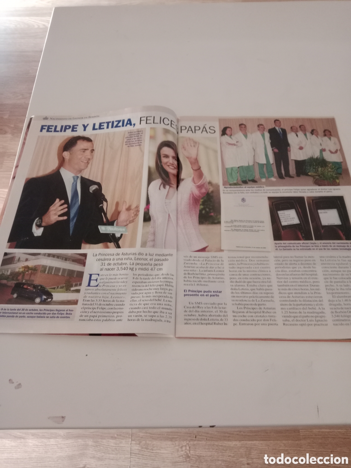 Coleccionismo de revista Pronto: Revista Pronto n&deg; 1749 a&ntilde;o 2005 Especial Princesa Leonor