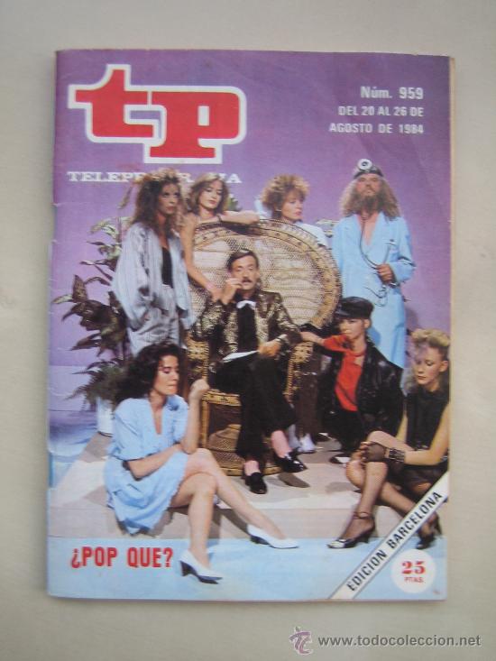 Coleccionismo de revista Teleprograma: Teleprograma n&ordm; 959 agosto de 1984 - Foto 1